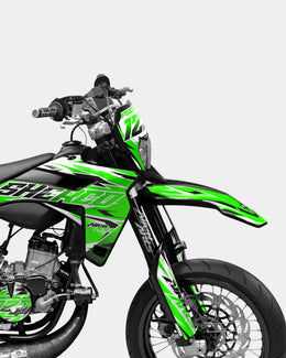 FABLE - Kit deco SHERCO 50cc - Vert — vue 3