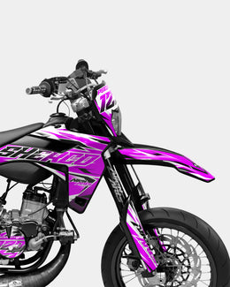FABLE - Kit deco SHERCO 50cc - Rose — vue 3