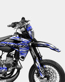 FIKA - SHERCO 50cc Decal Kit - Dark Blue