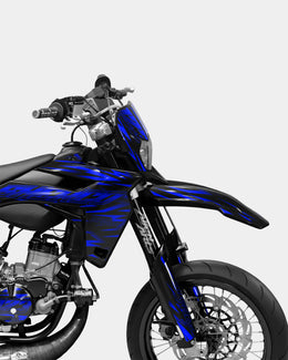 LIEN- Kit deco SHERCO 50cc - Bleu foncé — vue 3