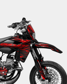 LIEN- Kit deco SHERCO 50cc - Rouge — vue 3