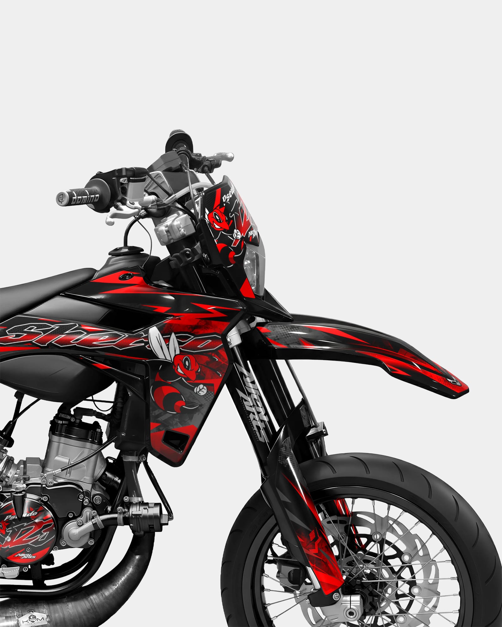 LISSE - Kit decorativo SHERCO 50cc - Rosso