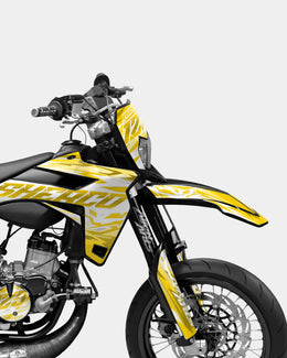 LUNIOR- Kit deco SHERCO 50cc - Jaune foncé — vue 3