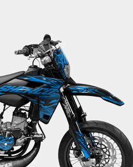 MIROIR- Kit deco SHERCO 50cc - Bleu — vue 3