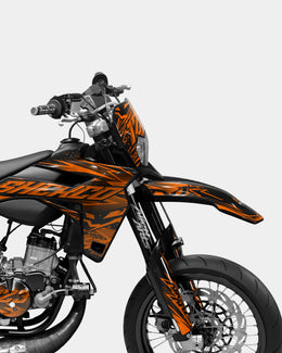MIROIR- Kit deco SHERCO 50cc - Orange — vue 3