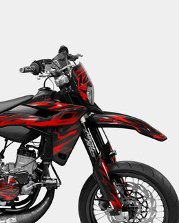 MISTRAL- Kit deco SHERCO 50cc - Rouge — vue 2