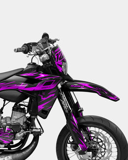 MISTRAL- Kit deco SHERCO 50cc - Rose — vue 3