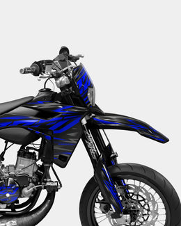 NOVUM- Kit deco SHERCO 50cc - Bleu foncé — vue 3