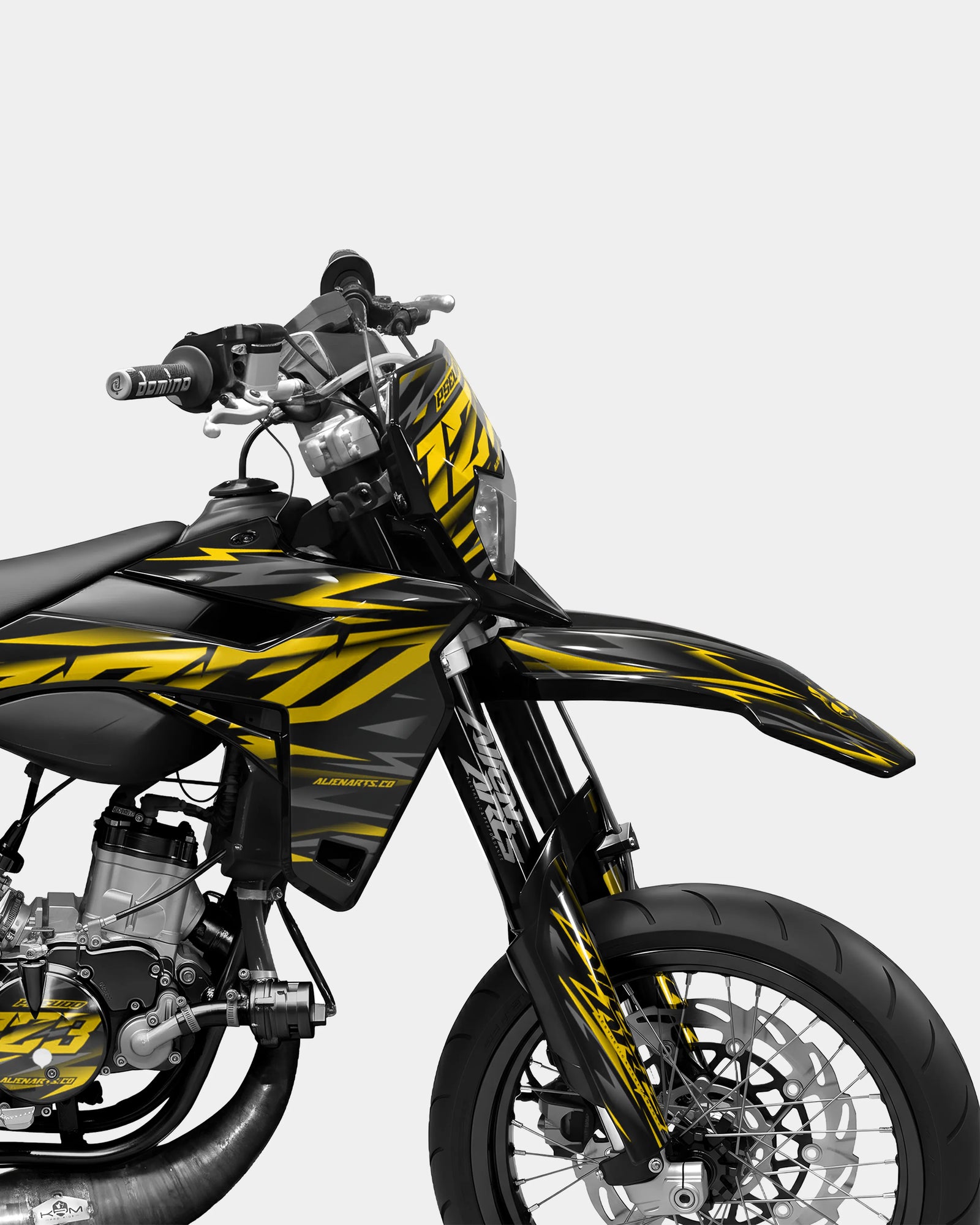 NOVUM - Kit decorativo SHERCO 50cc - Giallo scuro