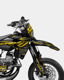 NOVUM- Kit deco SHERCO 50cc - Jaune foncé — vue 3