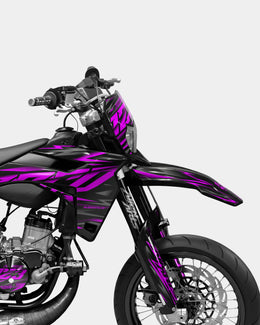 NOVUM- Kit deco SHERCO 50cc - Rose — vue 3