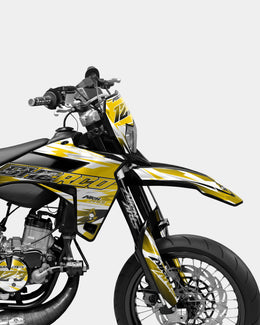 ONYX - Kit deco SHERCO 50cc - Jaune foncé — vue 3