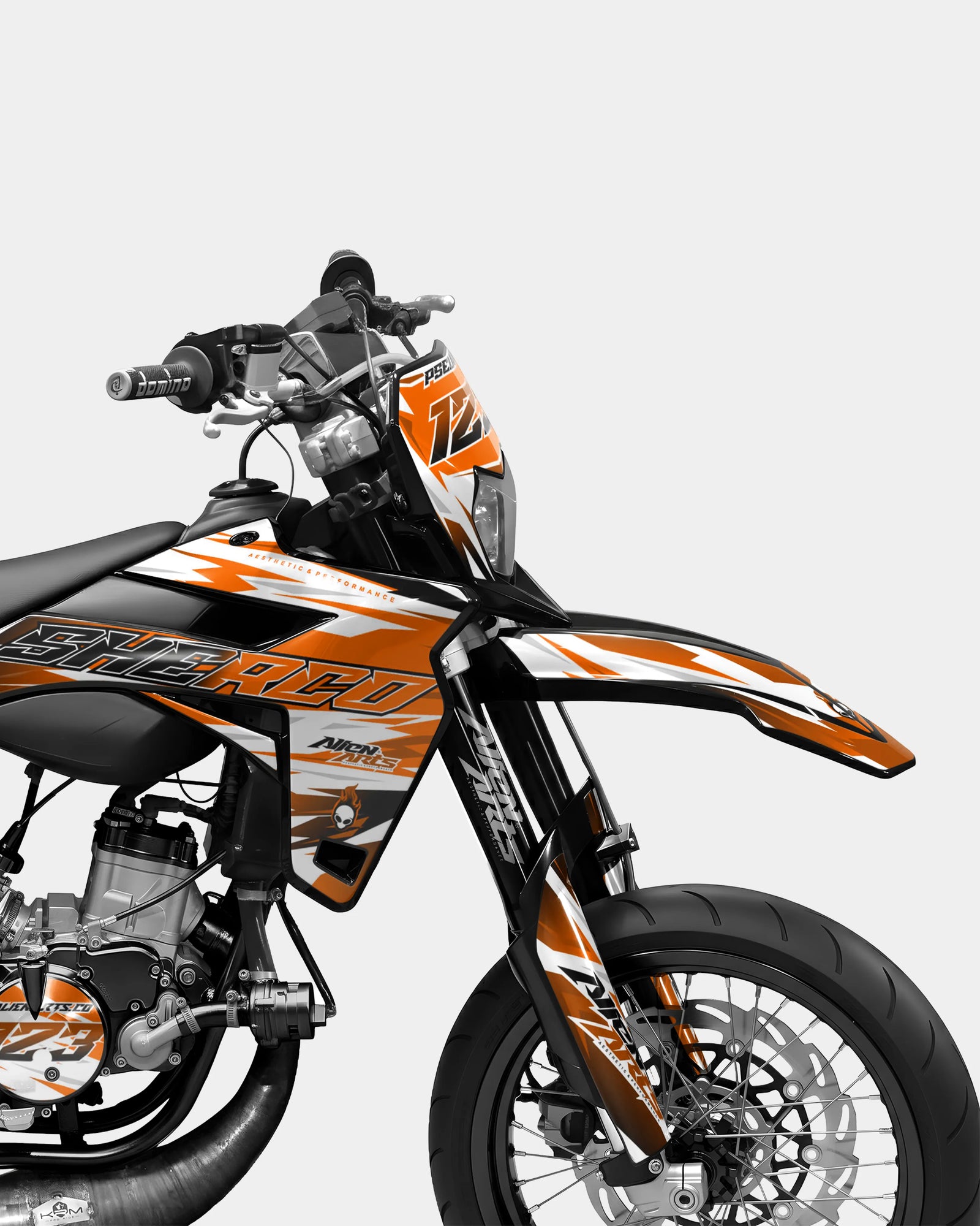 ONYX - Kit decorativo SHERCO 50cc - Arancione