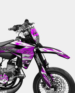 ONYX - Kit deco SHERCO 50cc - Rose — vue 3