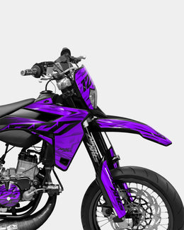 0RBIS - Kit deco SHERCO 50cc - Violet — vue 3