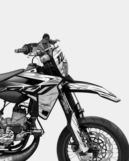 0RBIS - Kit deco SHERCO 50cc - Blanc — vue 3