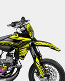 PAENO - Decoratieset SHERCO 50cc - Geel Roze