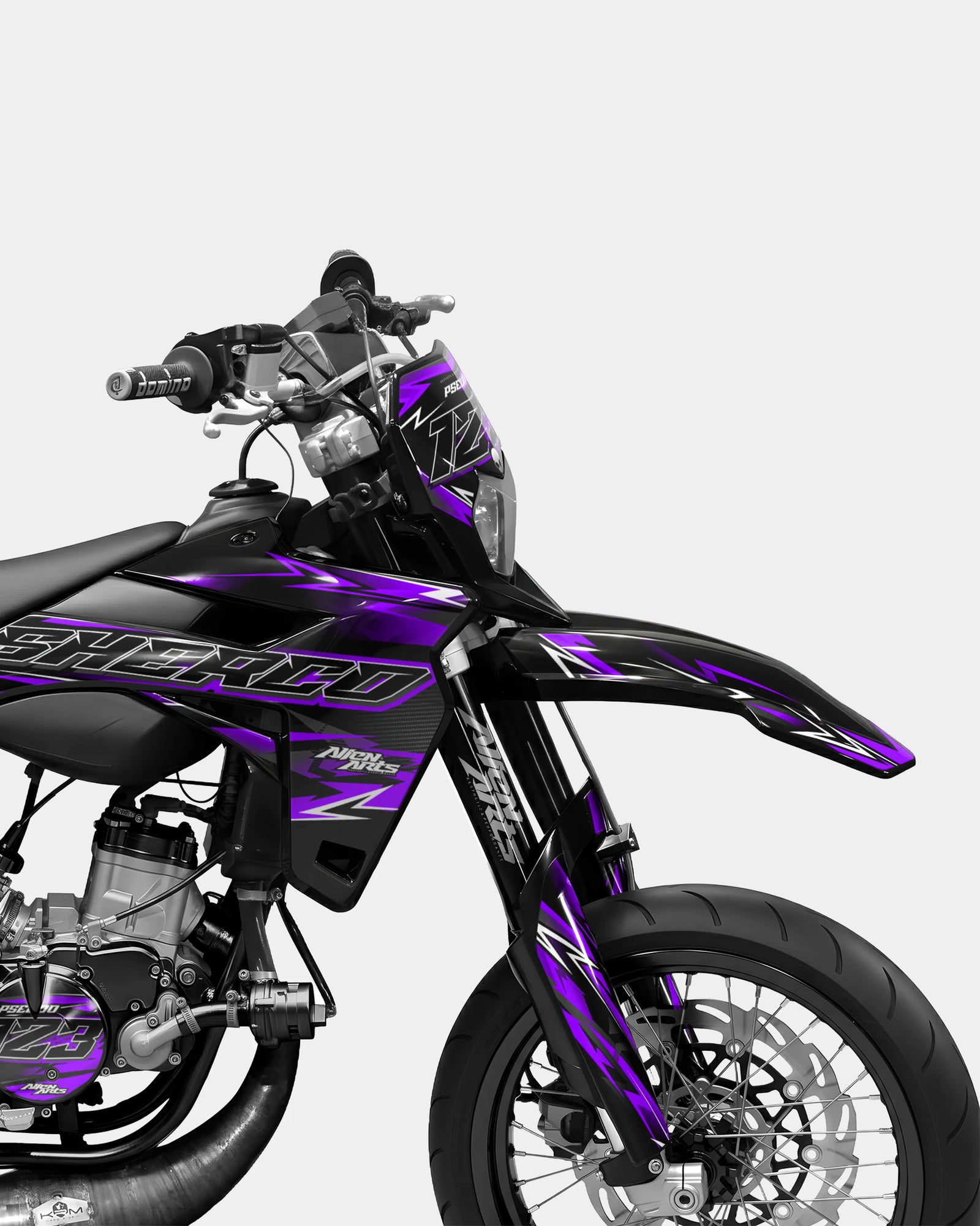 PIQUE - Dekoset SHERCO 50cc - Violett