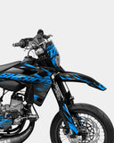 SABLE - Kit deco SHERCO 50cc - Bleu