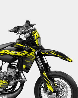 SABLE - Kit deco SHERCO 50cc - Jaune — vue 3