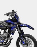 SENSO - Decoratieset SHERCO 50cc - Donkerblauw