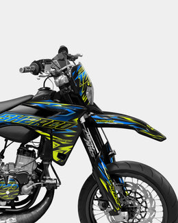 SORAE - Kit deco SHERCO 50cc - Bleu — vue 3