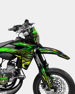 SORAE - Kit deco SHERCO 50cc - Vert — vue 3