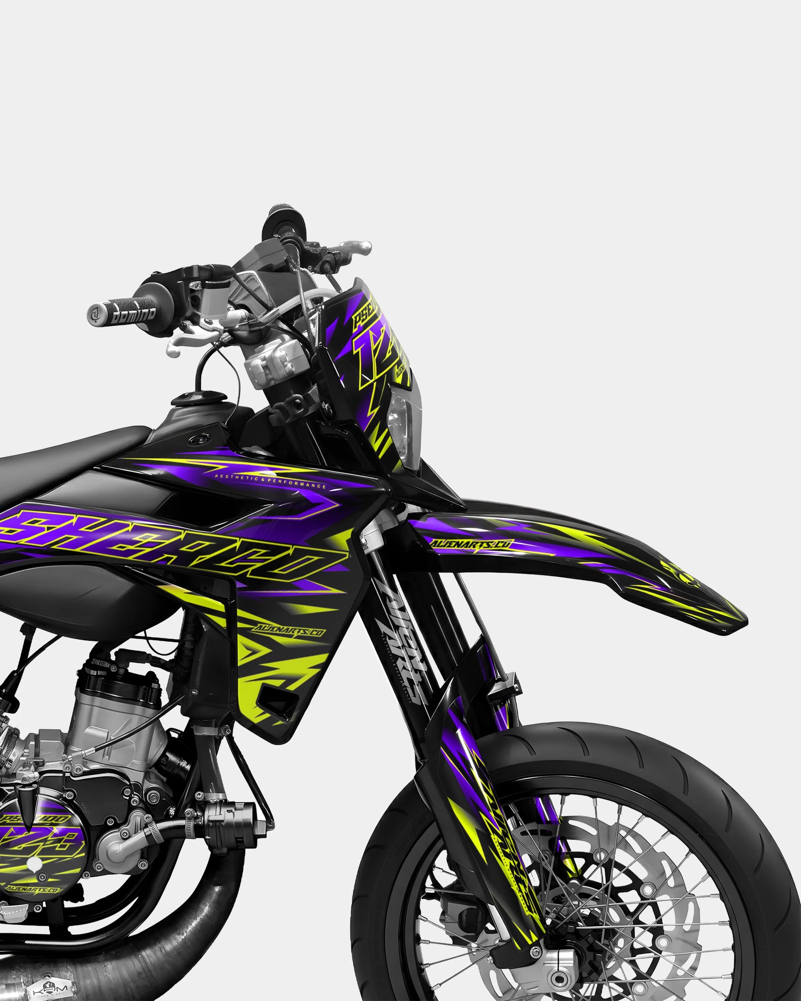 SORAE - SHERCO 50cc decoratieset - Paars