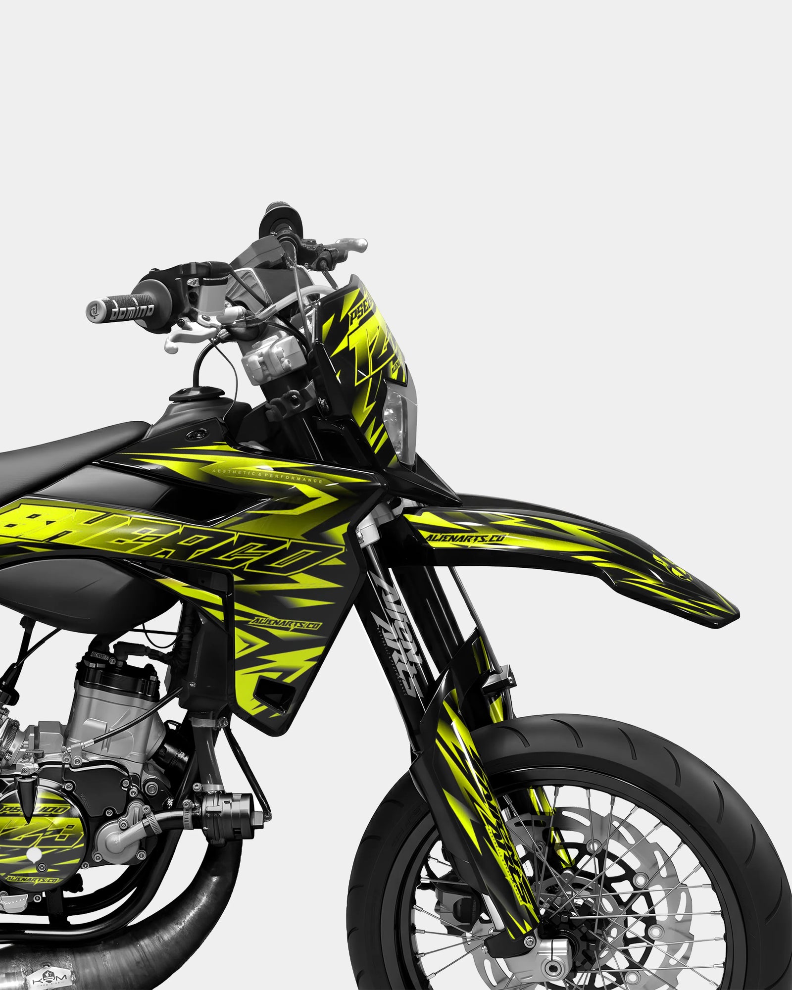 SORAE - Kit decorativo SHERCO 50cc - Amarillo