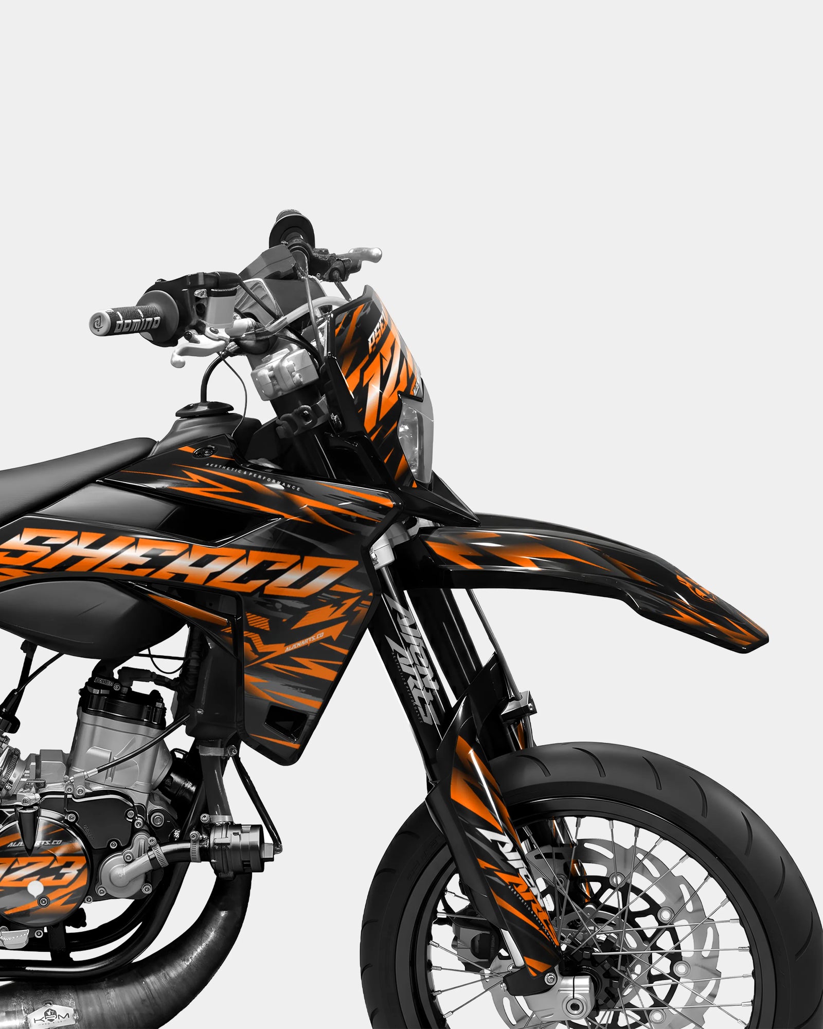VAGUE - Dekorationsset SHERCO 50cc - Orange