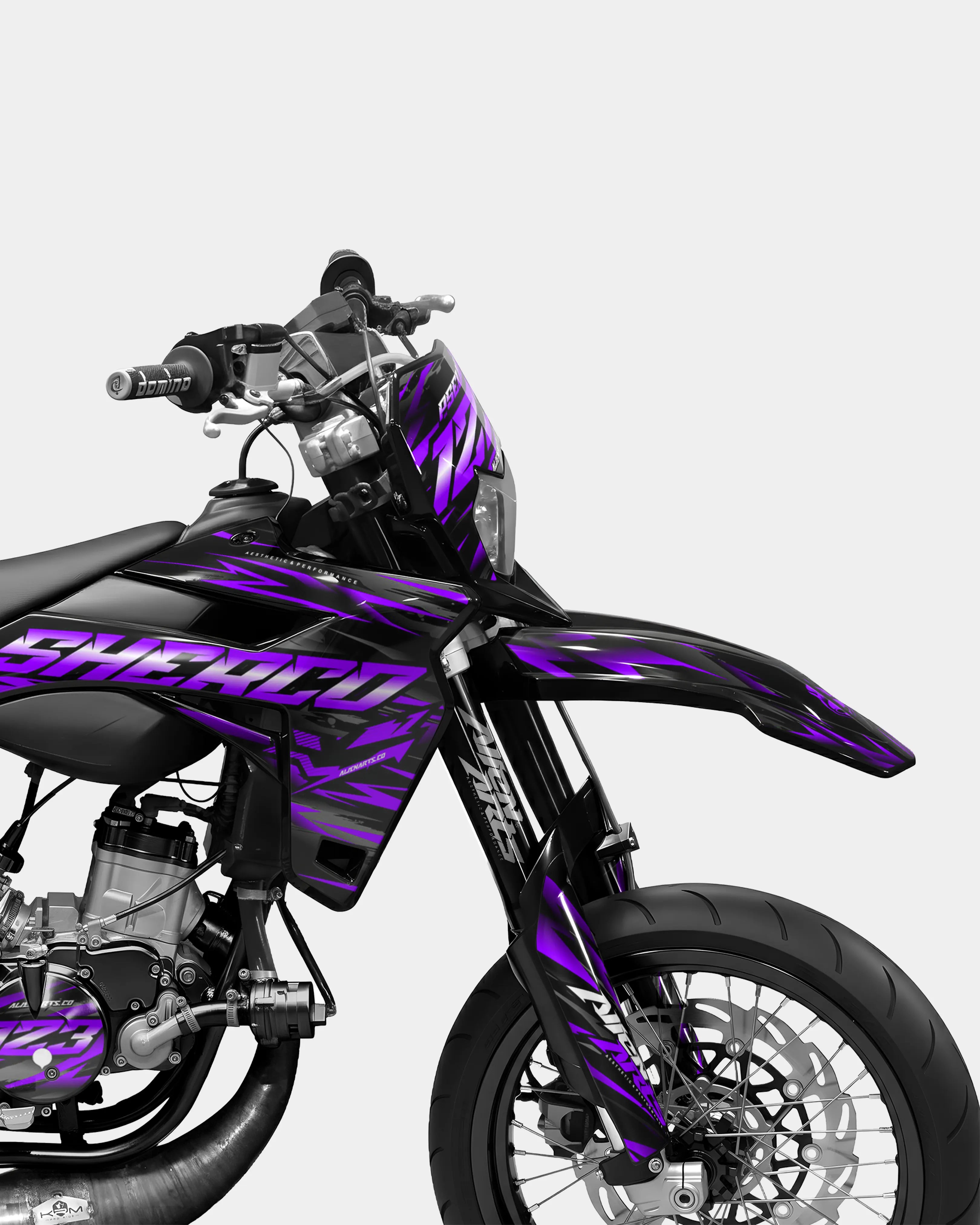 VAGUE - Kit deco SHERCO 50cc - Violet