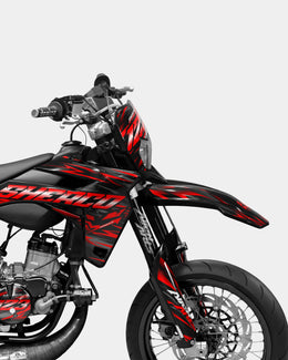 VAGUE - Kit deco SHERCO 50cc - Rouge — vue 3