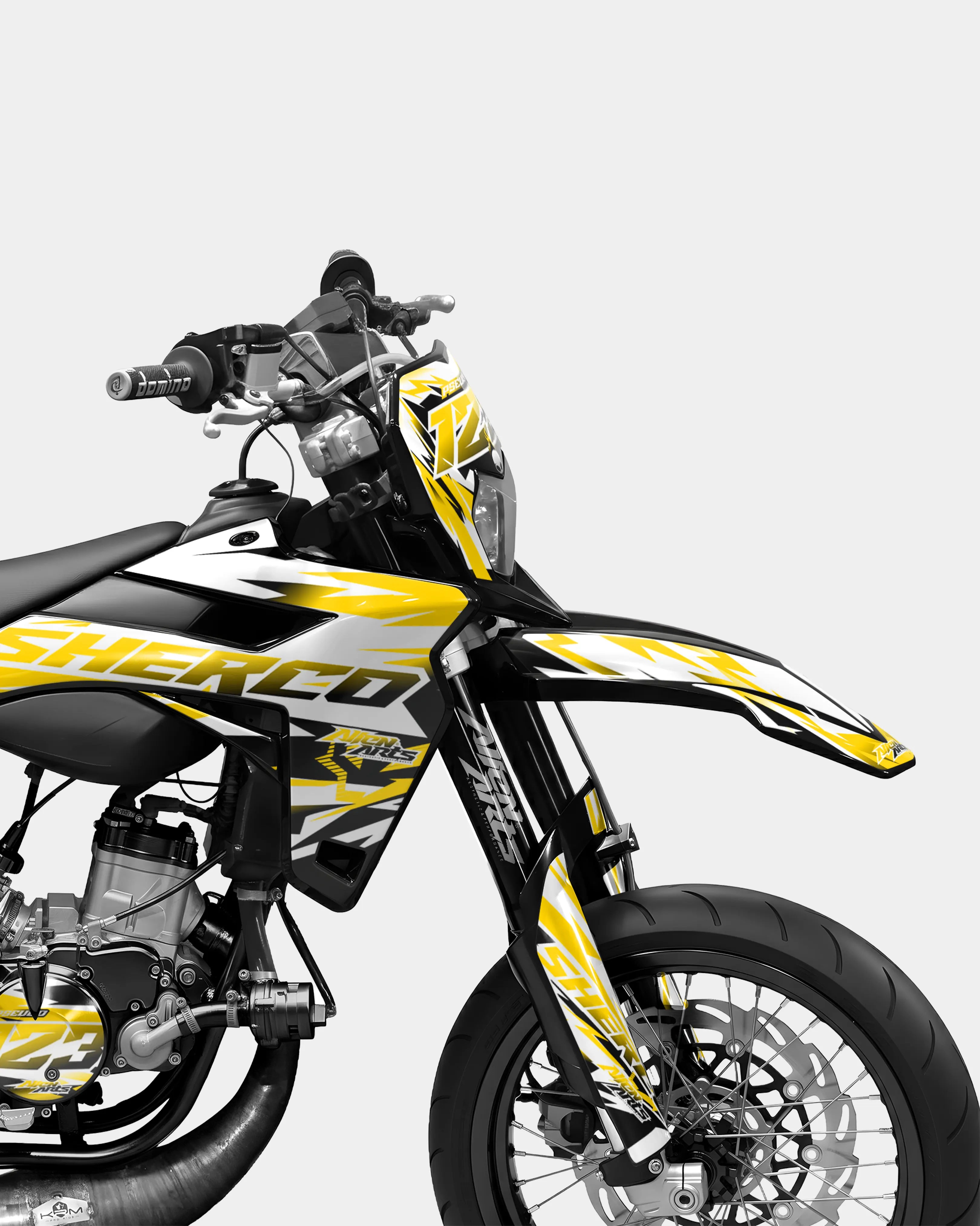 VESTA - Kit deco SHERCO 50cc - Jaune foncé