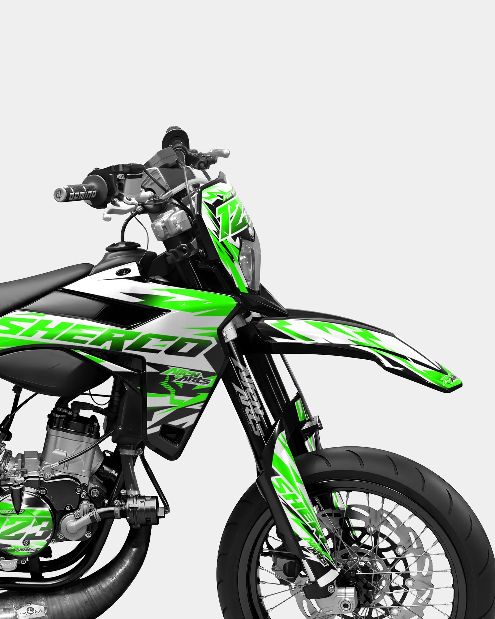 VESTA - Dekoset SHERCO 50cc - Grün