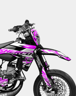 VESTA - Kit deco SHERCO 50cc - Rose — vue 3