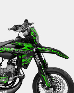 VITRA - Kit deco SHERCO 50cc - Vert — vue 3