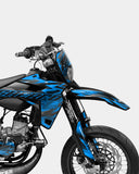 ZÉPHYR - Kit deco SHERCO 50cc - Bleu