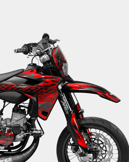 ZÉPHYR - Kit deco SHERCO 50cc - Rouge — vue 3