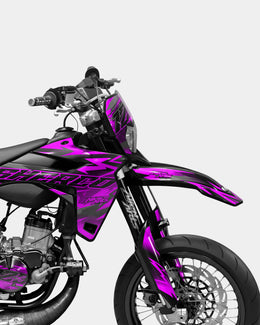 ZÉPHYR - Kit deco SHERCO 50cc - Rose — vue 3