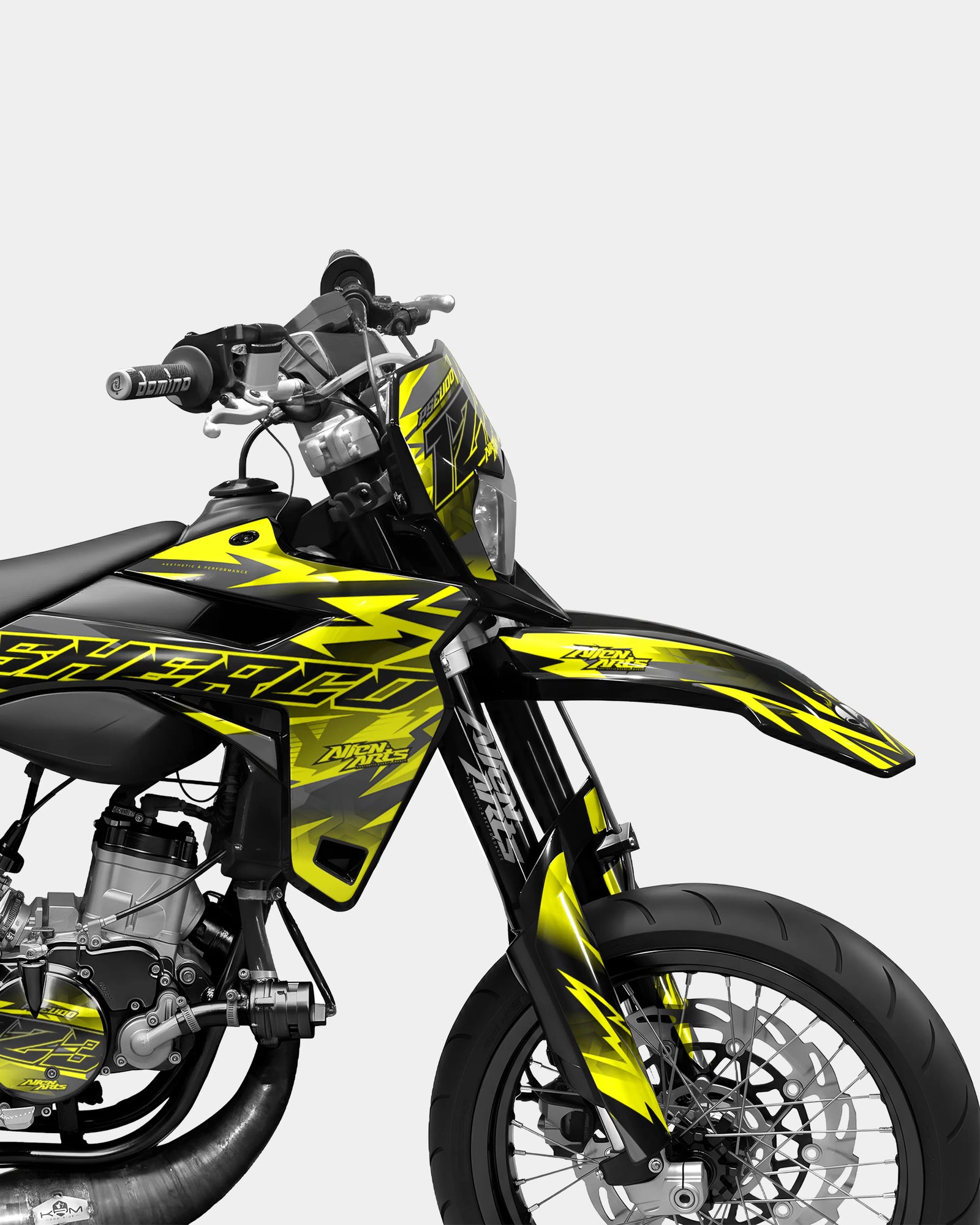 ZÉPHYR - Kit decorativo SHERCO 50cc - Amarillo