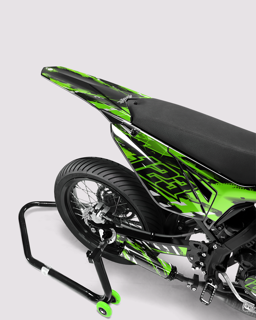ROGUE - Kit deco SHERCO 50cc - Vert — vue de dos