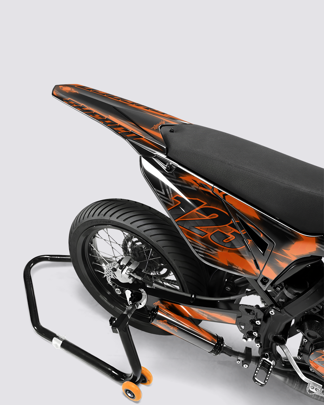 RAZOR - Kit deco SHERCO 50cc - Orange — vue de dos