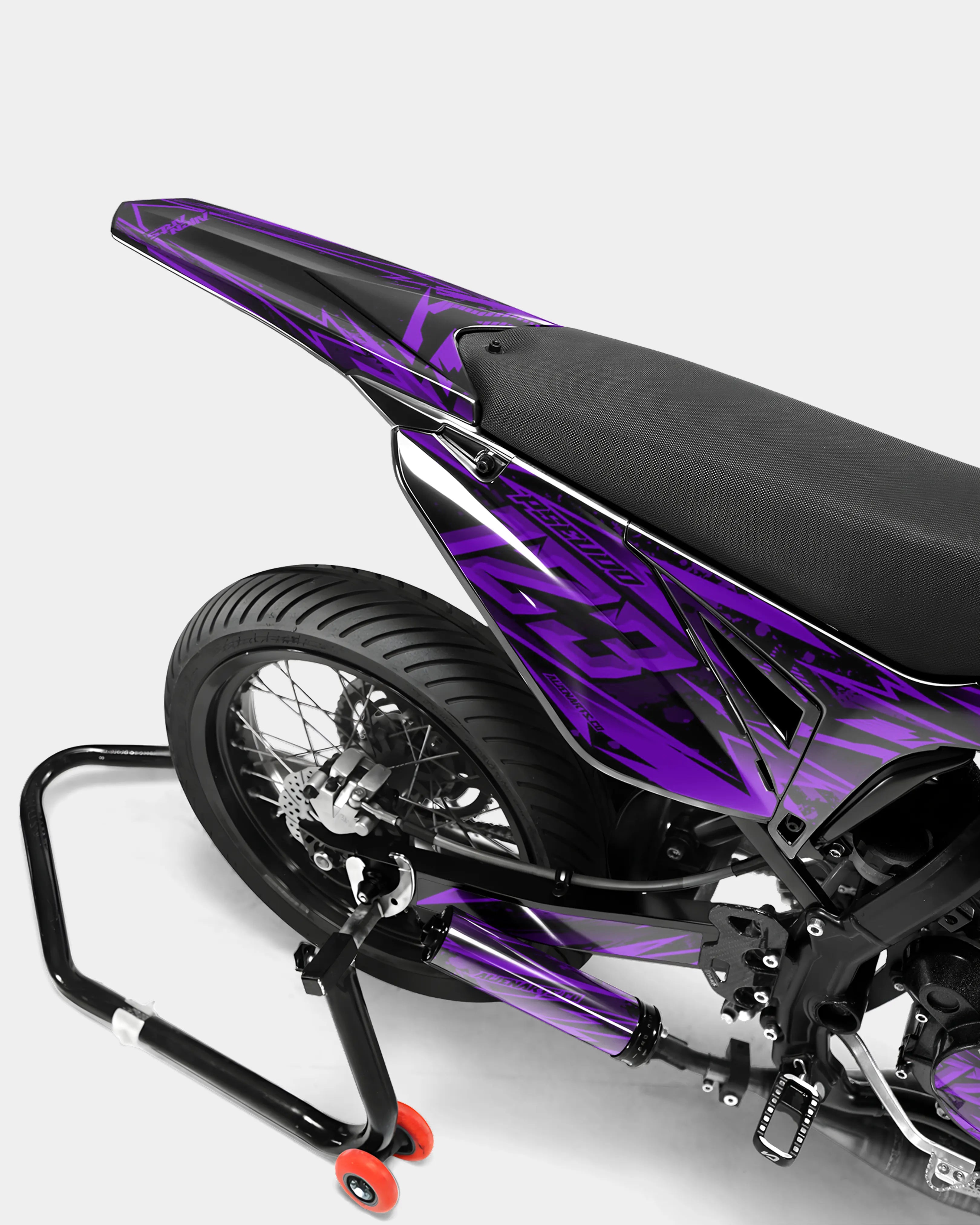SPIEGEL – Dekorationsset SHERCO 50cc – Violett