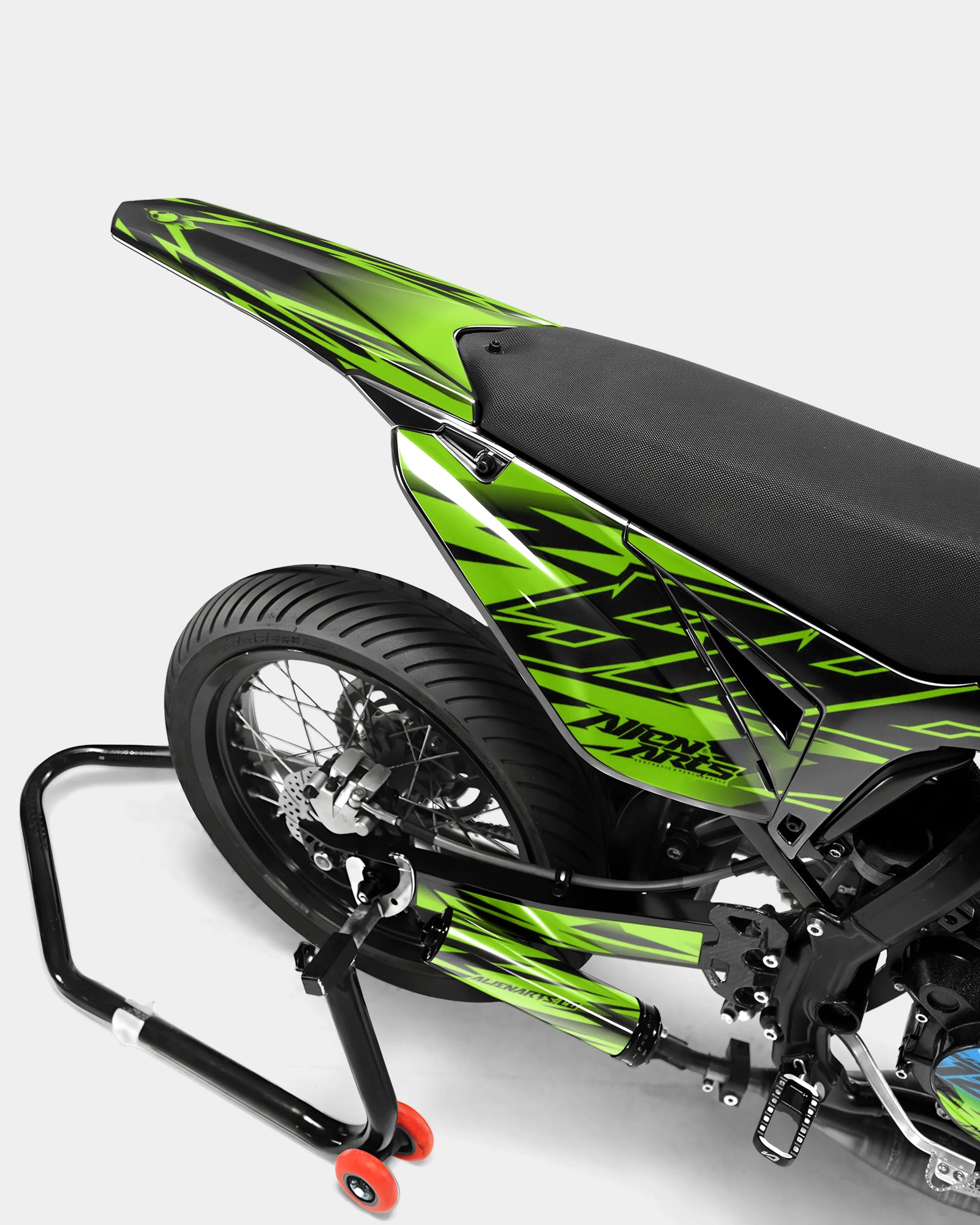 PAENO - Decoratieset SHERCO 50cc - Blauw Groen