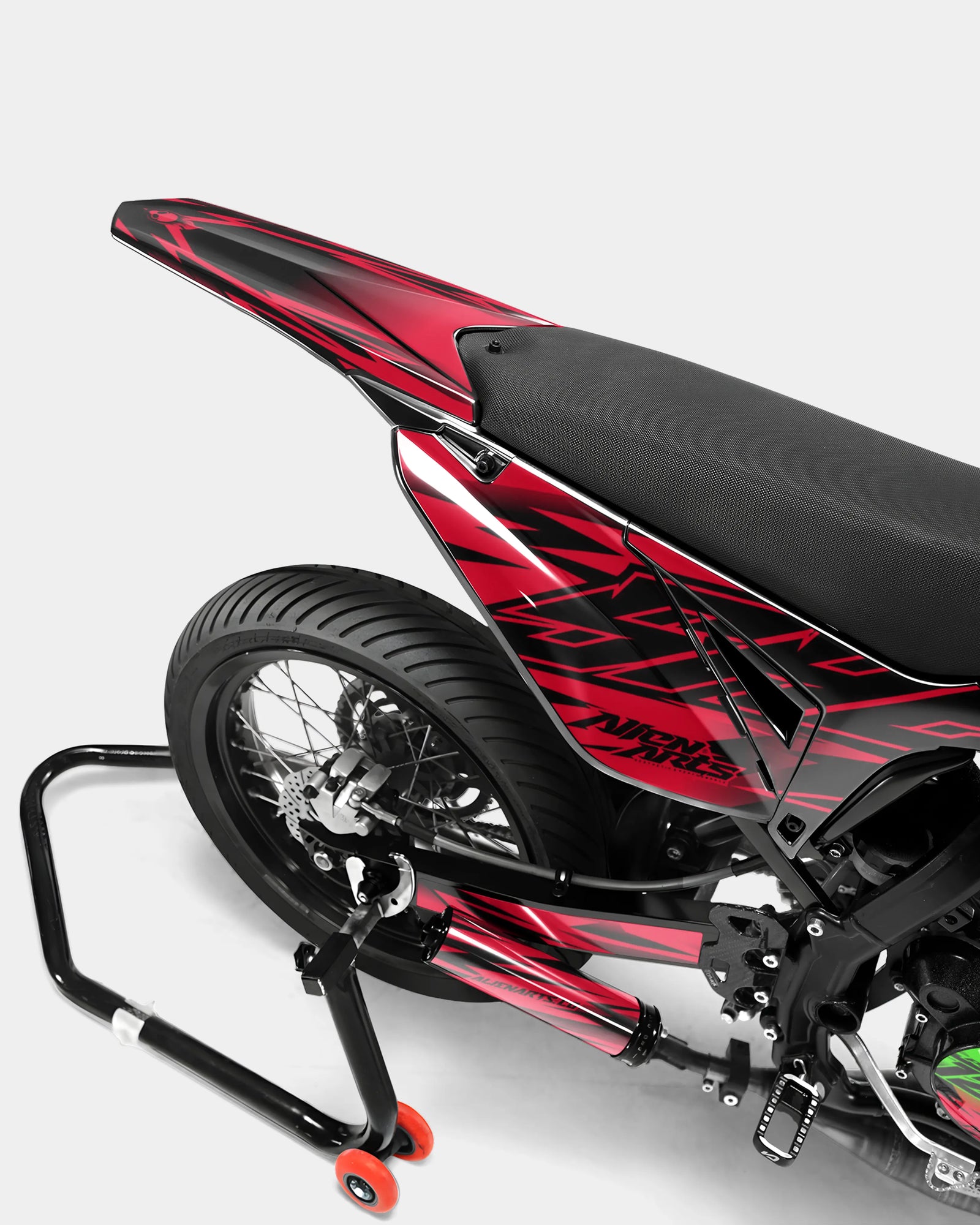 PAENO - Dekorationsset SHERCO 50cc - Grün Rot