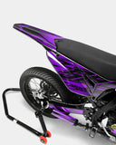 PAENO - Dekorationsset SHERCO 50cc - Gelb Violett