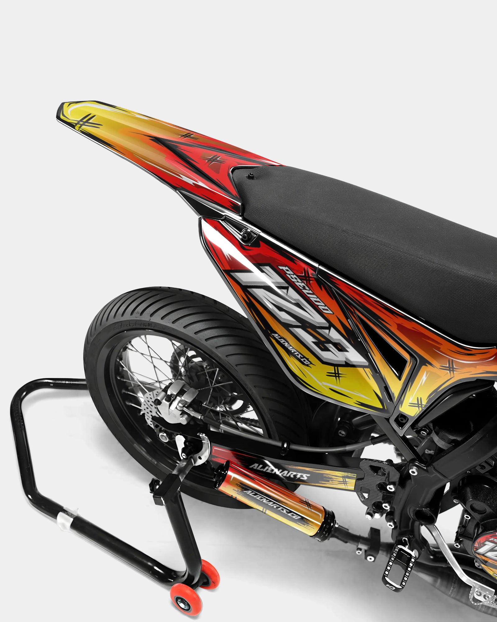 PAVO - Decoratieset SHERCO 50cc - Rood Geel