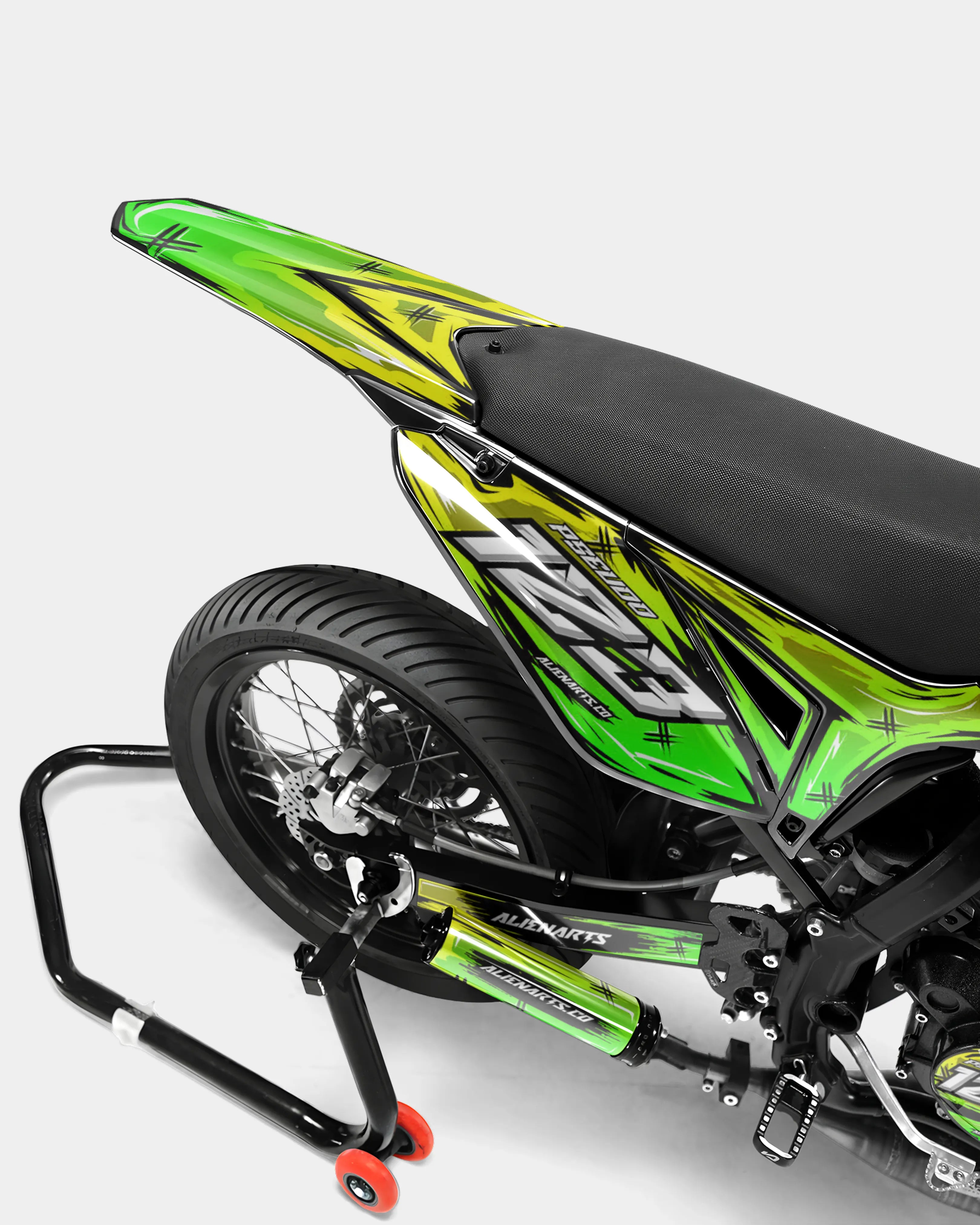 PAVO - SHERCO 50cc Decal Kit - Yellow Green