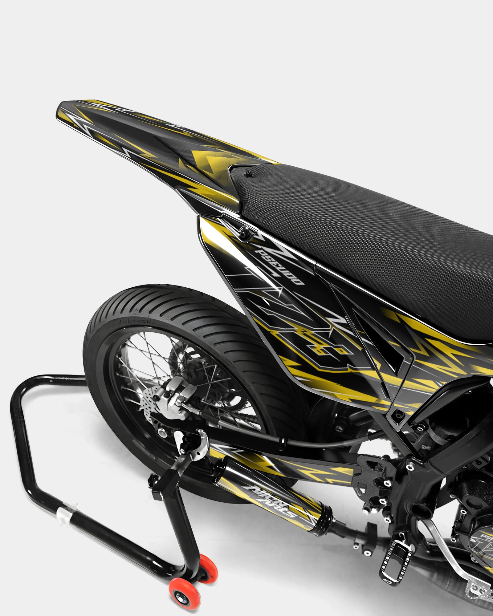PIQUE - Dekorationsset SHERCO 50cc - Dunkelgelb