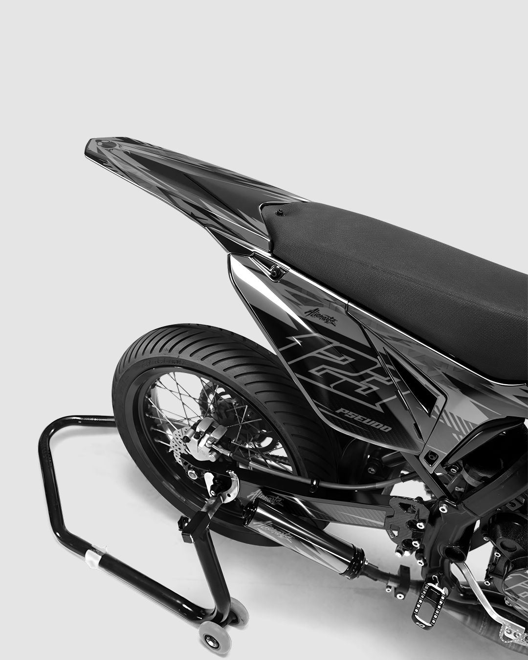 REAPER - Kit deco SHERCO 50cc - Blanc — vue de dos